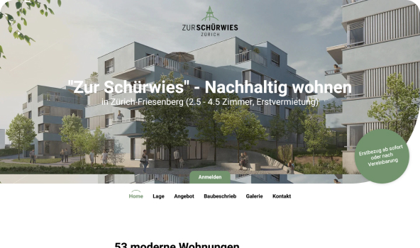 Wohnüberbauung 2.5 - 4.5 Zimmer Wohnungen